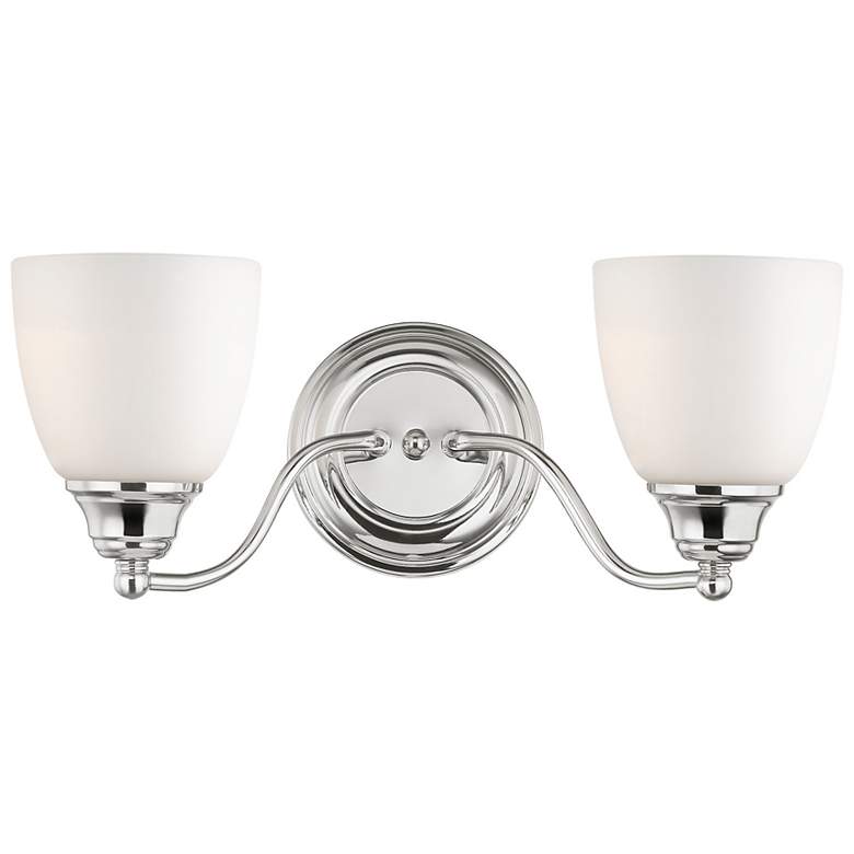 Image 2 2 Light Polished Chrome Bath Vanity