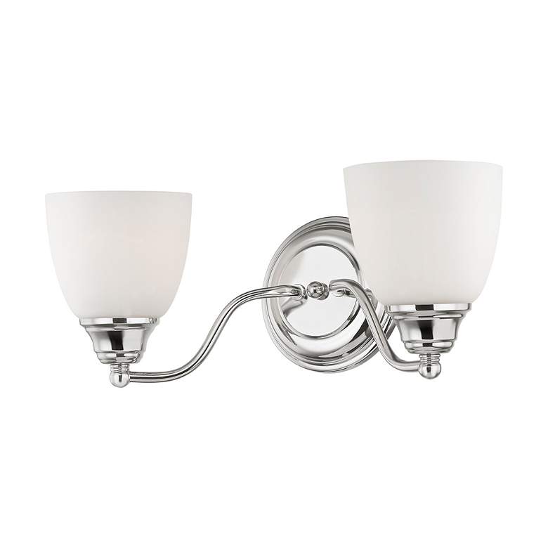 Image 4 2 Light Polished Chrome Bath Vanity more views