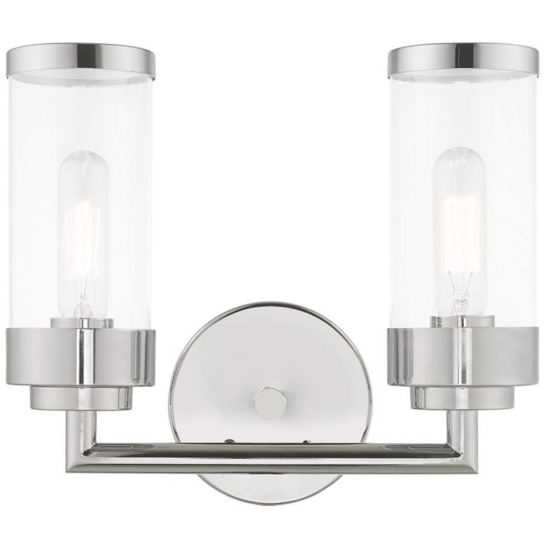 Image 1 2 Light Polished Chrome Bath Vanity