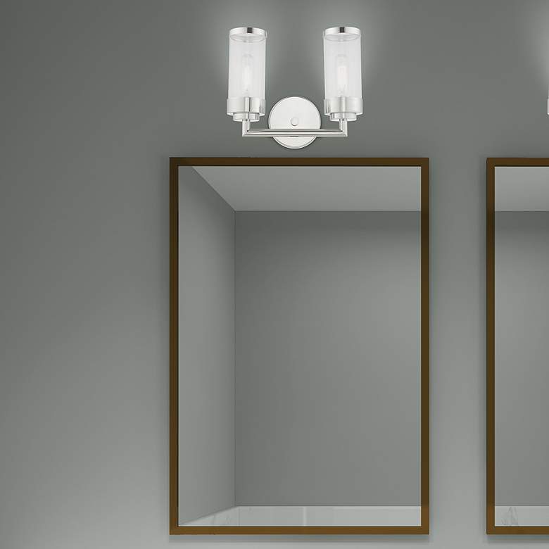 Image 1 2 Light Polished Chrome Bath Vanity