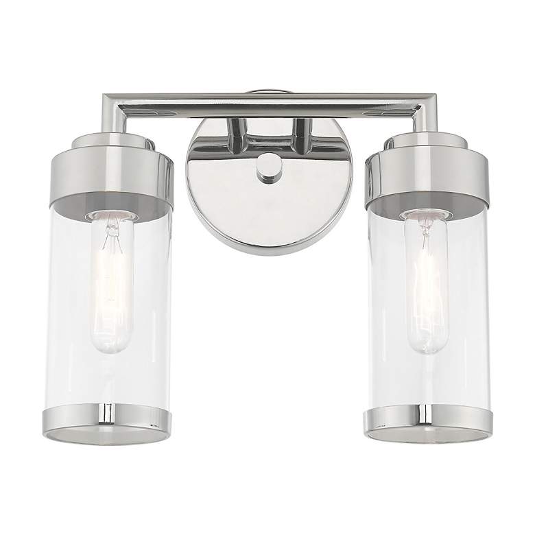 Image 4 2 Light Polished Chrome Bath Vanity more views