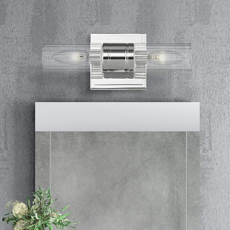 Image 1 2 Light Polished Chrome Bath Vanity