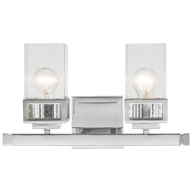 Image 1 2 Light Polished Chrome Bath Vanity