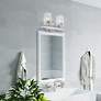 2 Light Polished Chrome Bath Vanity