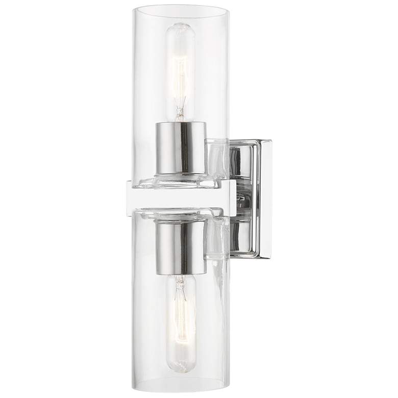 Image 1 2 Light Polished Chrome Vanity Sconce