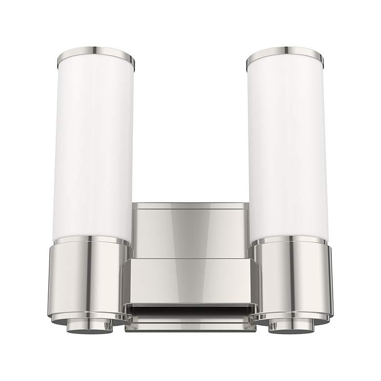 Image 3 2 Light Polished Nickel ADA Sconce more views