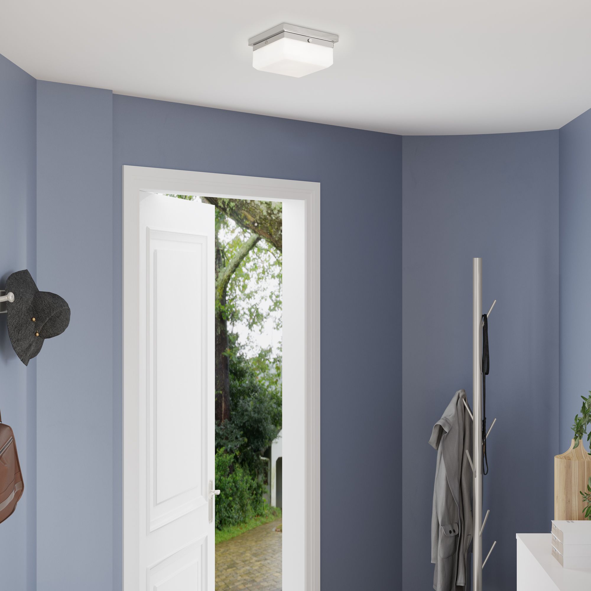 Image 3 2 Light Polished Nickel ADA Wall Sconce more views