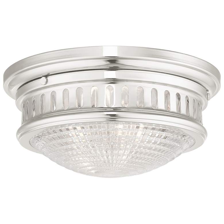 Image 1 2 Light Polished Nickel Ceiling Mount