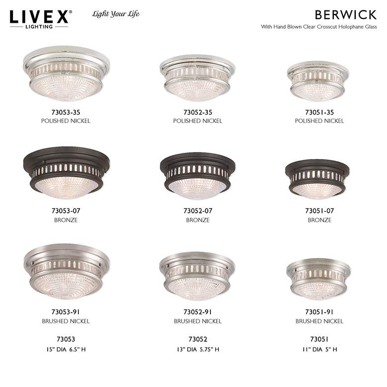 Image 6 2 Light Polished Nickel Ceiling Mount more views
