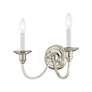 6_2 Light Polished Nickel Wall Sconce more views