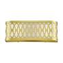 3_2 Light Soft Gold ADA Sconce with Oatmeal Color Shade more views