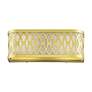 4_2 Light Soft Gold ADA Sconce with Oatmeal Color Shade more views