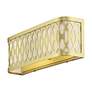 5_2 Light Soft Gold ADA Sconce with Oatmeal Color Shade more views