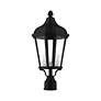 4_2 Light Textured Black Outdoor Post Top Lantern more views