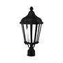 5_2 Light Textured Black Outdoor Post Top Lantern more views