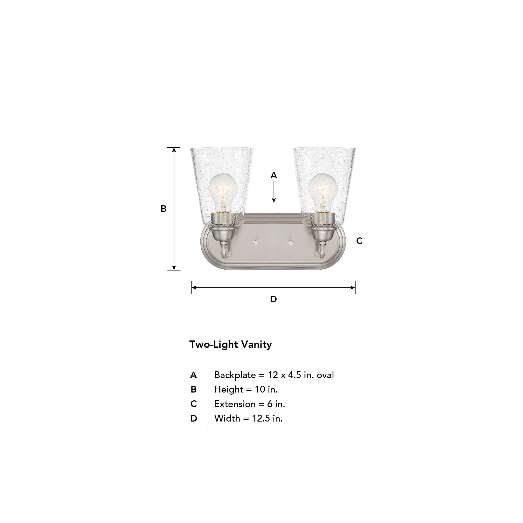 Image 3 2 Light Vanity more views