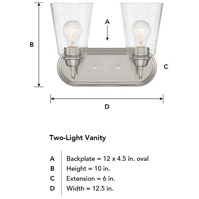 Image 3 2 Light Vanity more views