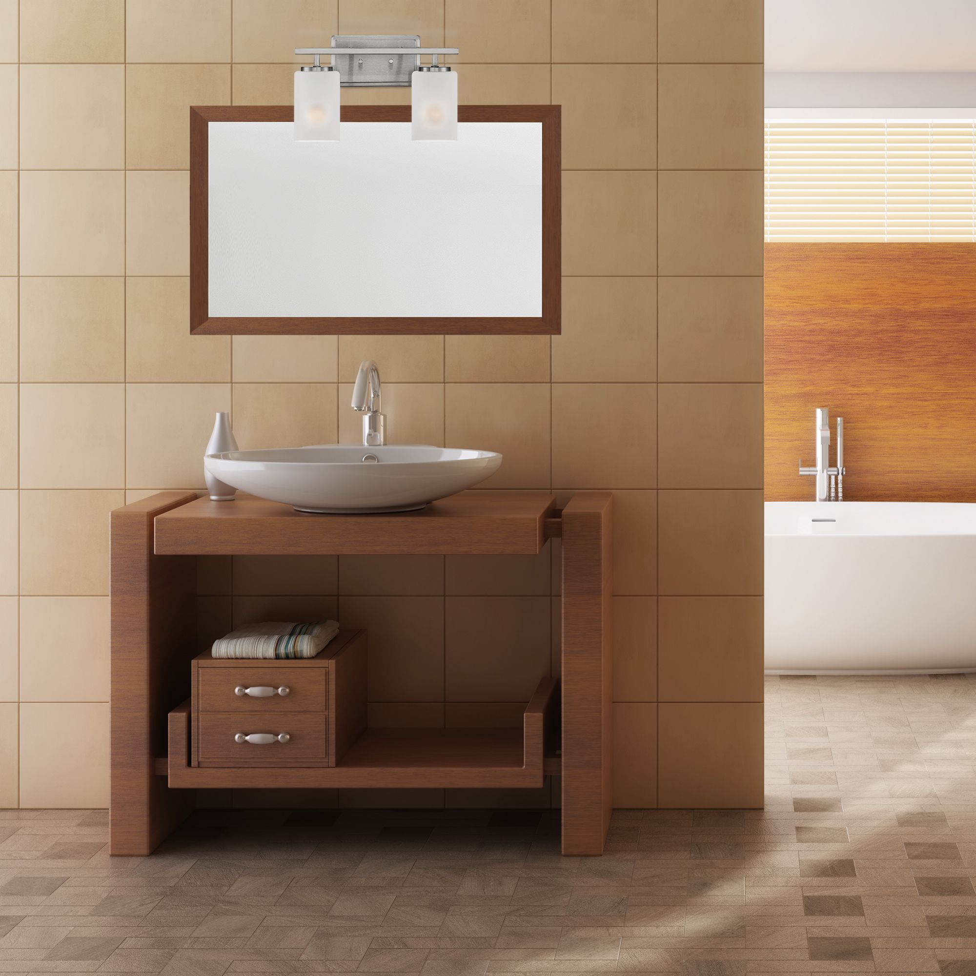 Image 6 2 Light Vanity more views