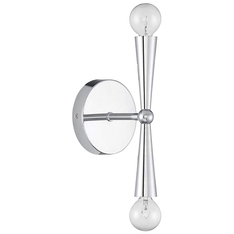 Image 2 2-Light Wall Sconce in Chrome more views