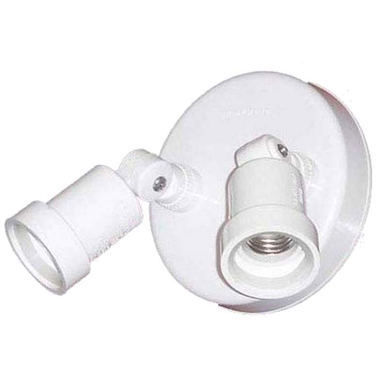 Image 1 2-Light White Polycarbonate Floodlight