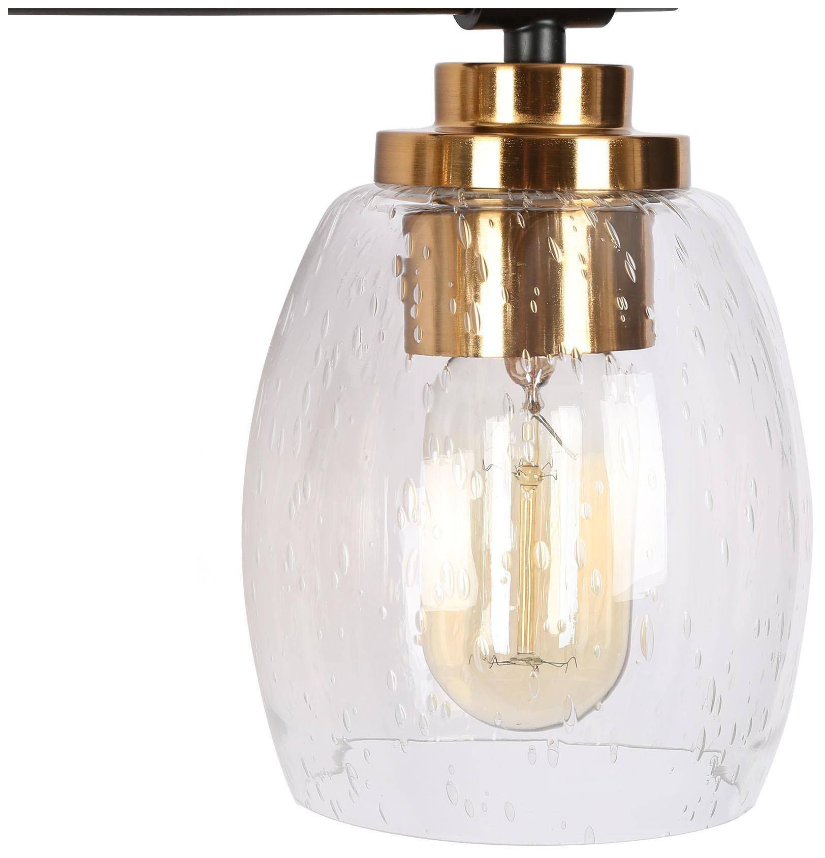 Image 4 2-Lights 12.6"W Bell Black and Imitation Electroplated Copper Wall Lamp more views