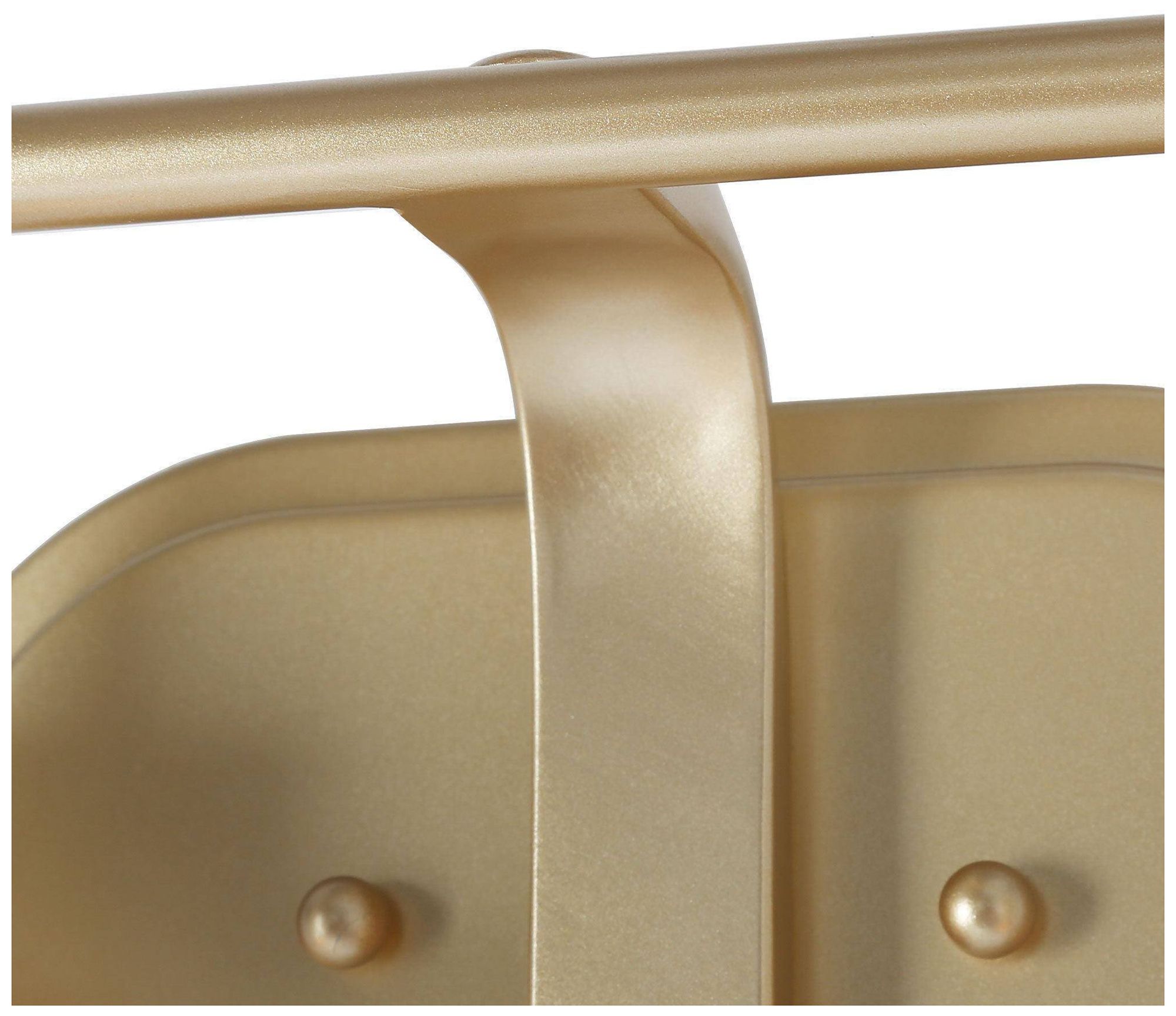 Image 4 2-Lights 13.8"W Cylinder Gold Wall Lamp more views