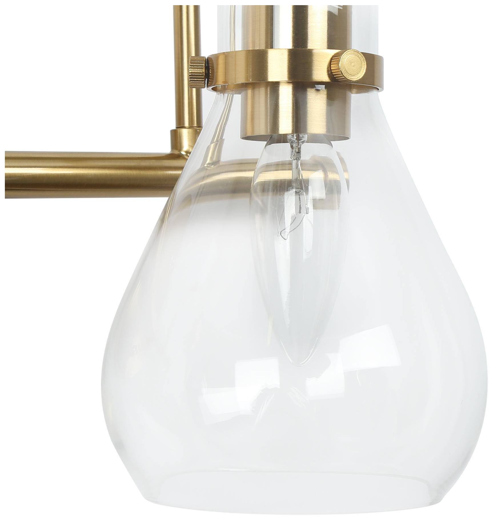 Image 2 2-Lights 14.2"W Teardrop Electroplated Natural Copper Wall Lamp more views