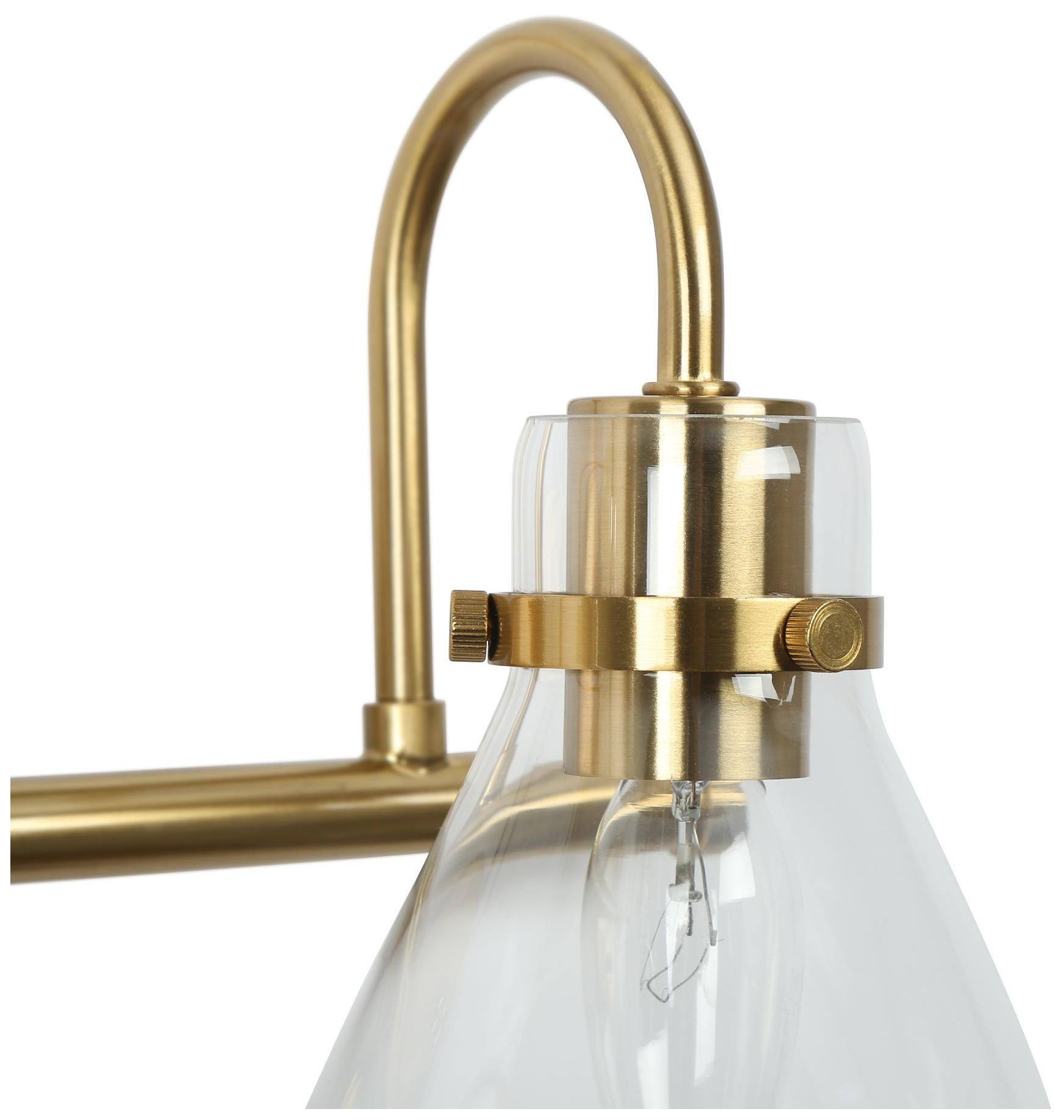 Image 3 2-Lights 14.2"W Teardrop Electroplated Natural Copper Wall Lamp more views