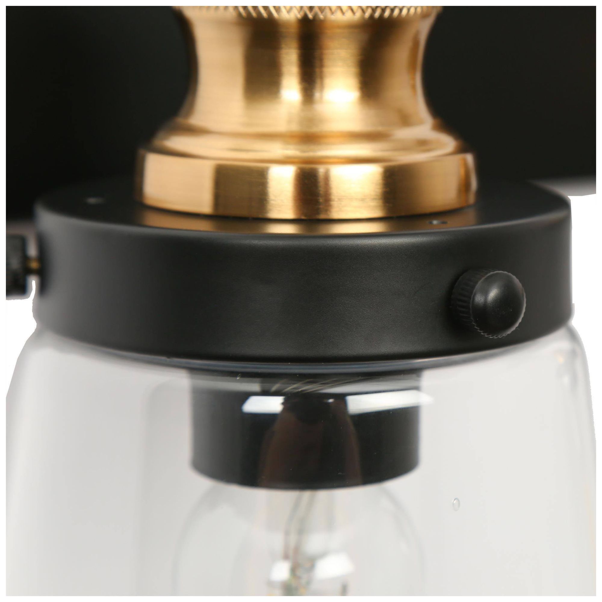 Image 4 2-Lights 15"W Bell Flat Black and Imitation Electroplated Copper Wall Lamp more views