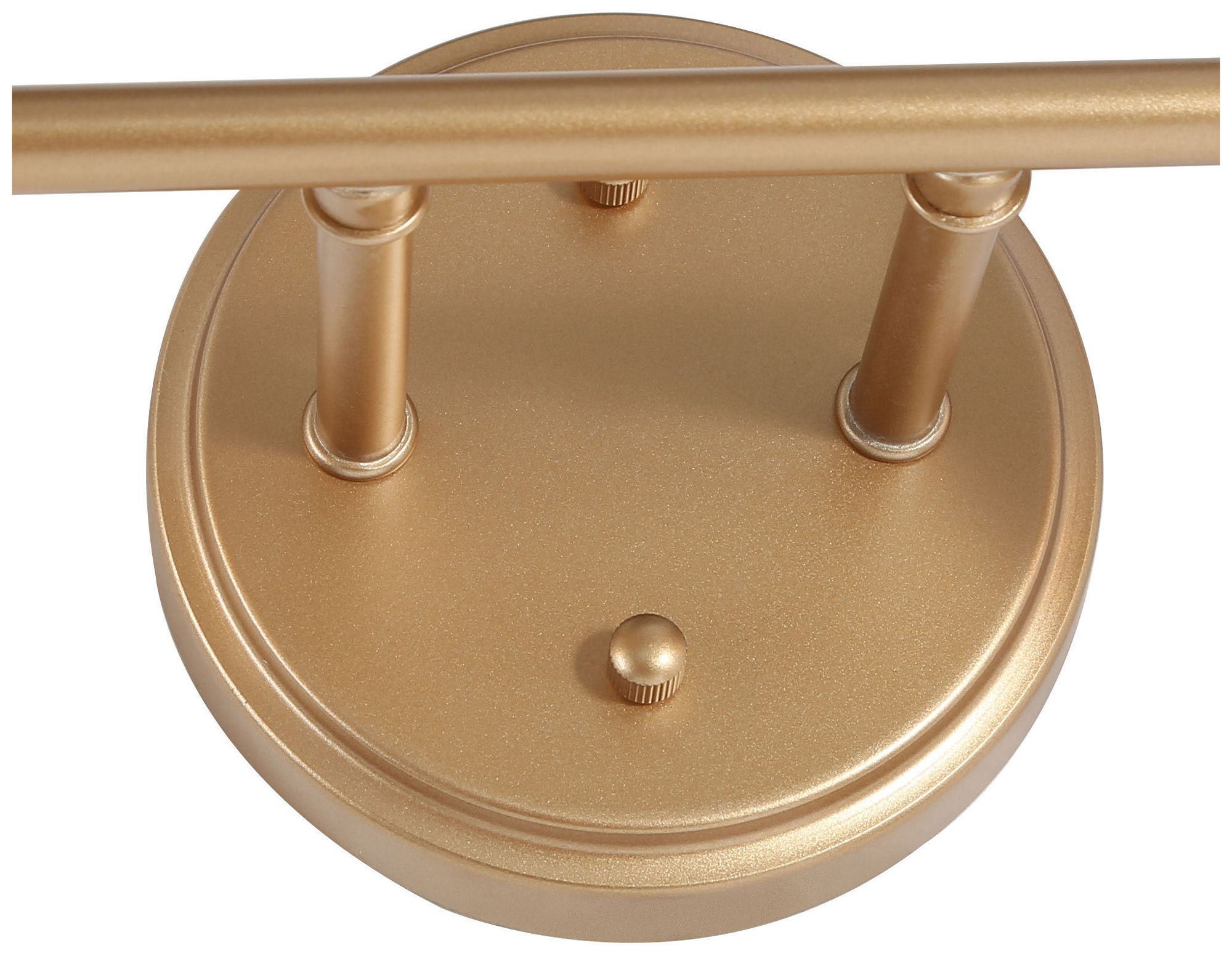 Image 2 2-Lights 18"W Globe Metallic Gold Wall Lamp more views