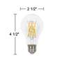 2-Pack 100W Equivalent Clear 12W LED Dimmable Standard Bulbs