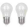 2-Pack 60W Equivalent Frosted 5W LED Standard A15 Bulb