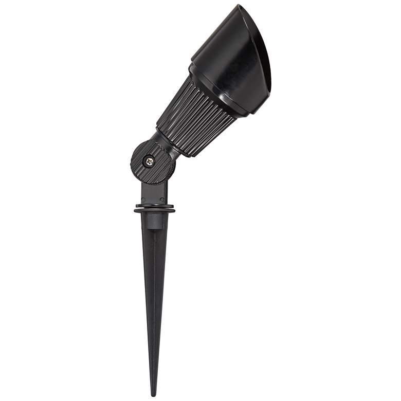 Image 5 2 Pack of Hooded Black 7 1/2" High LED Landscape Spotlights more views