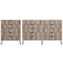 2-Piece DUMBO  5-Drawer Tall Dresser & DUMBO 10-Drawer Double Tall Dres