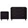 2-Piece Granville Standard Dresser and Nightstand Set in Black