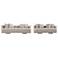 2- Piece Modern Verandah Chenille 112" Sofa and 90.6" Sofa in Bei