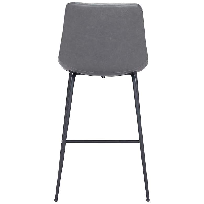 Image 6 20.1Lx20.1x38.6 Byron Counter Chair Gray more views