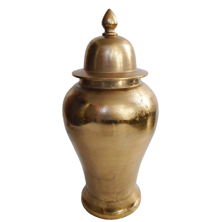 Image 1 20.9" High Gold Trophy Urn