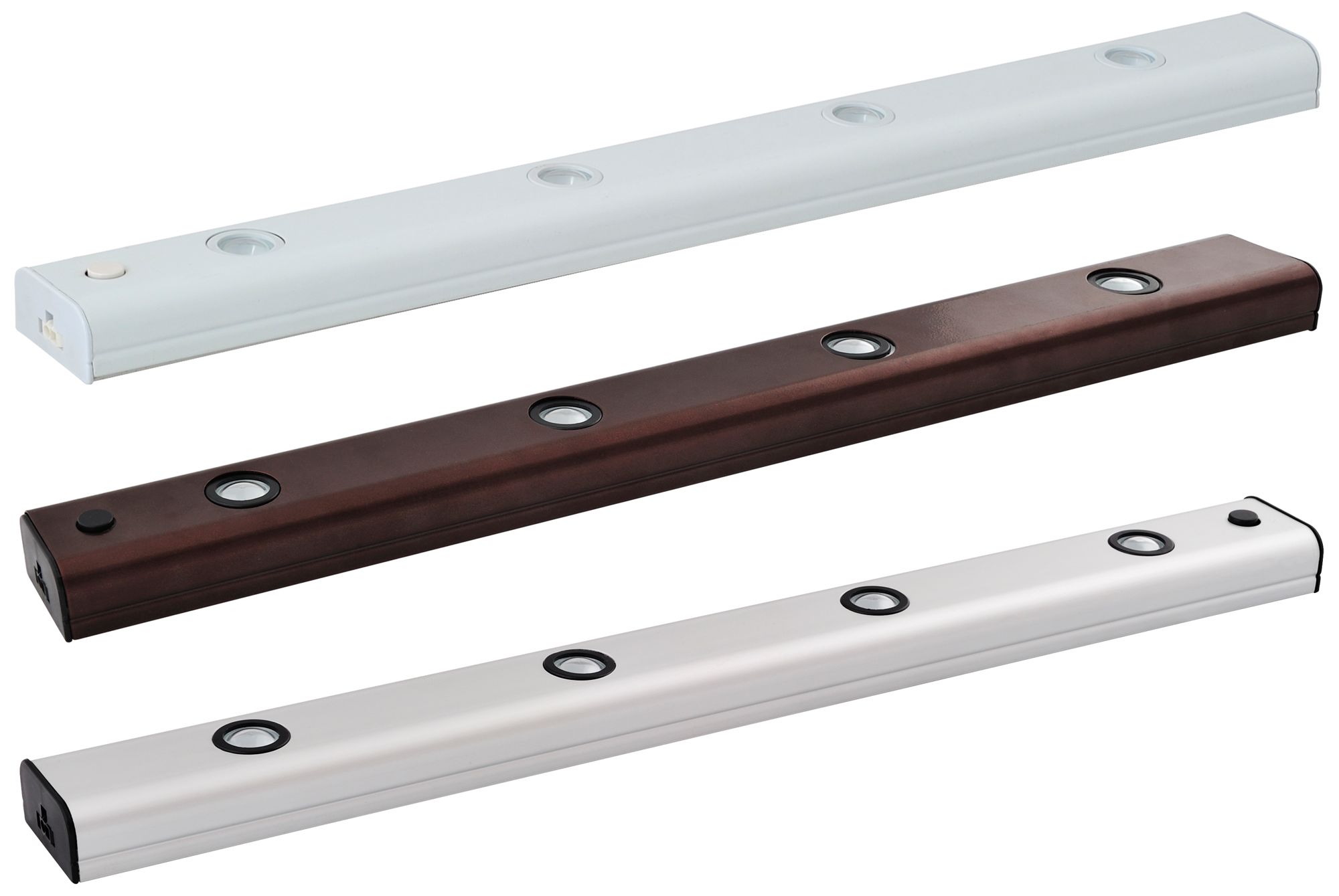 Image 3 20-in Hardwired/Plug-in Under Cabinet LED Light Bar Bronze more views