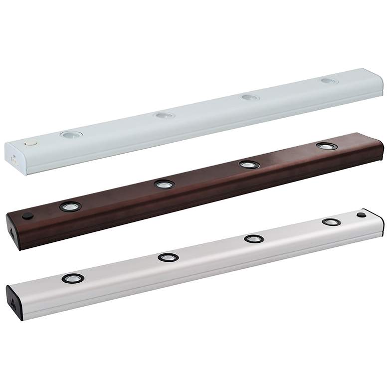 Image 3 20-in Hardwired/Plug-in Under Cabinet LED Light Bar Bronze more views
