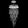 20" Diameter x 50" High Crystal Rain Chandelier