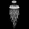 20" Diameter x 50" High Crystal Rain Chandelier