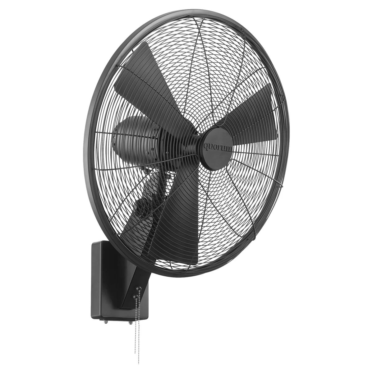 Image 2 20" Quorum Impulse Matte Black Wall Fan more views