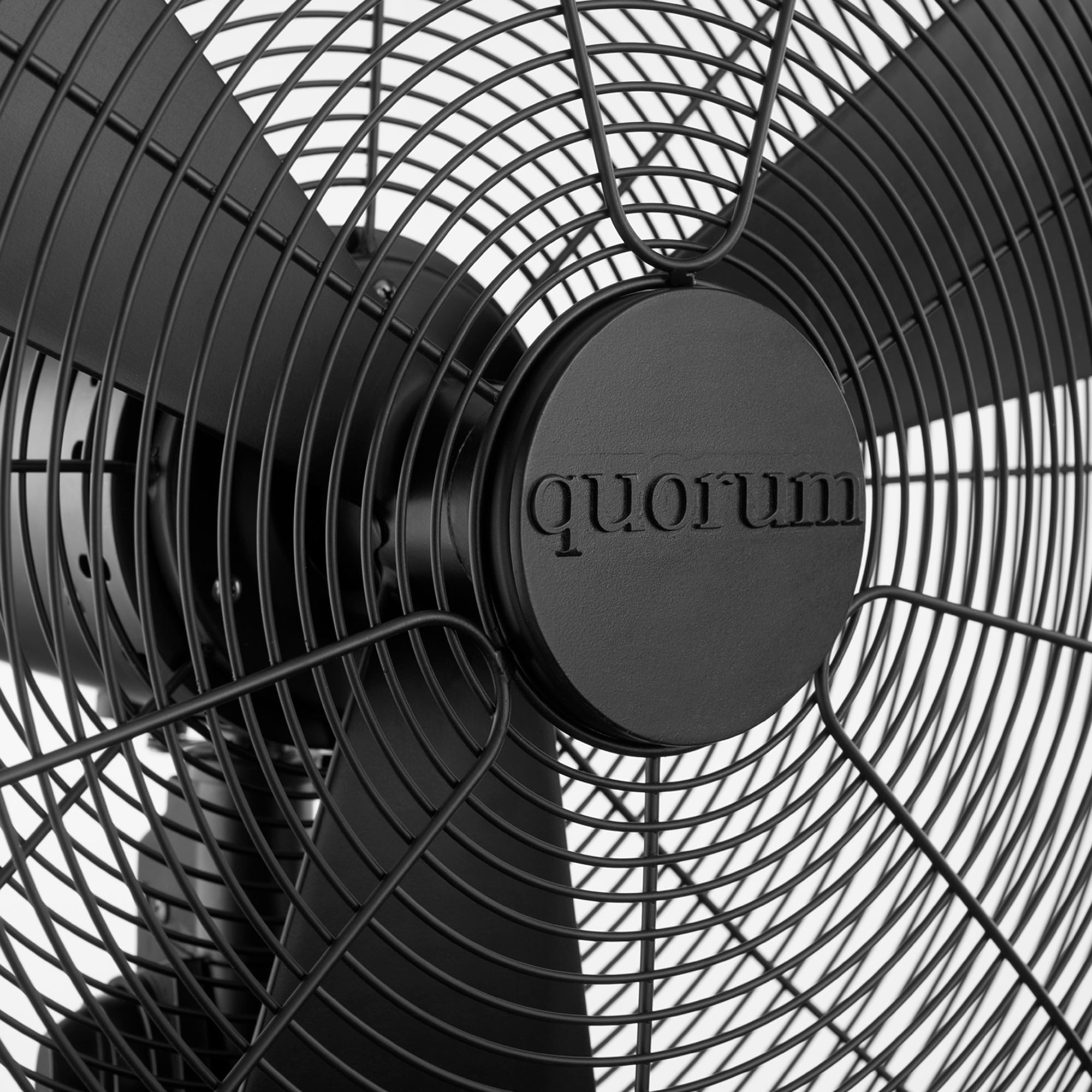 Image 4 20" Quorum Impulse Matte Black Wall Fan more views