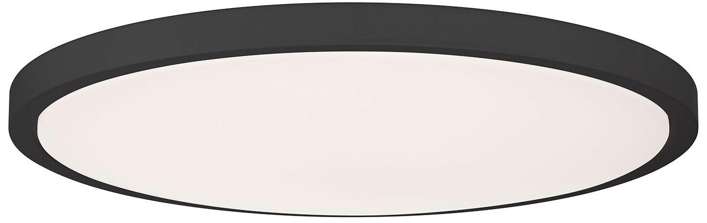 20" LED Flush Mount in Black