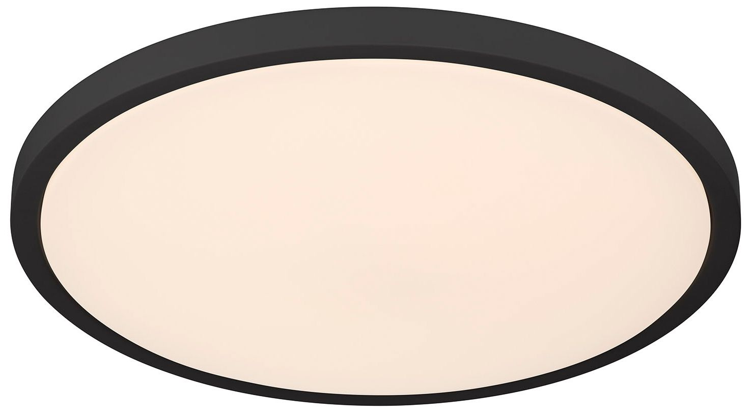 Image 4 20" LED Flush Mount in Black more views
