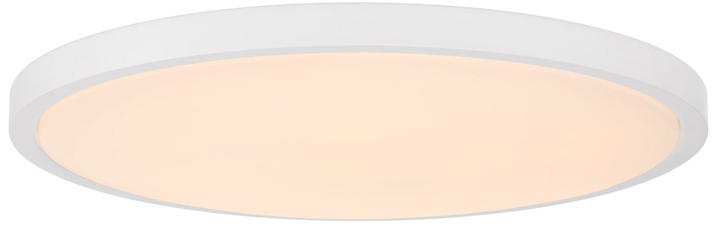 20" LED Flush Mount in White