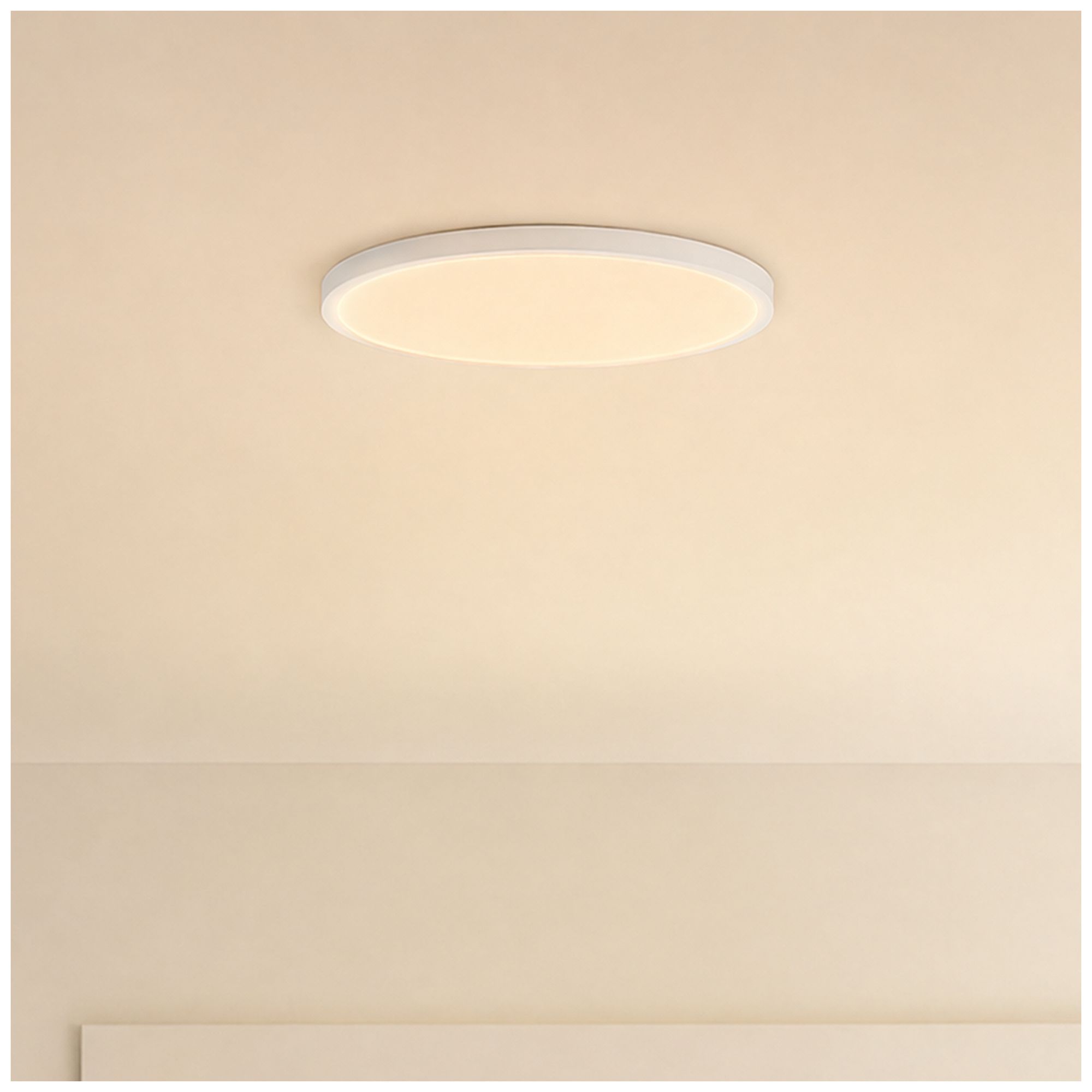 20" LED Flush Mount in White