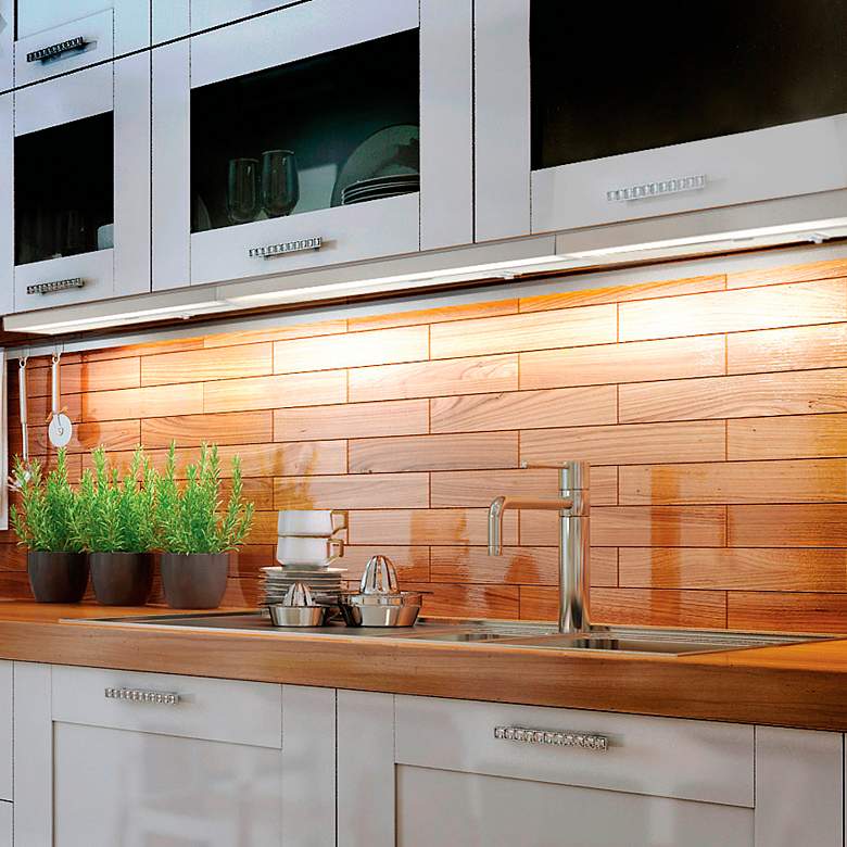 Image 6 20 Watt; 34 Inch LED White Under Cabinet Light; CCT Selectable more views