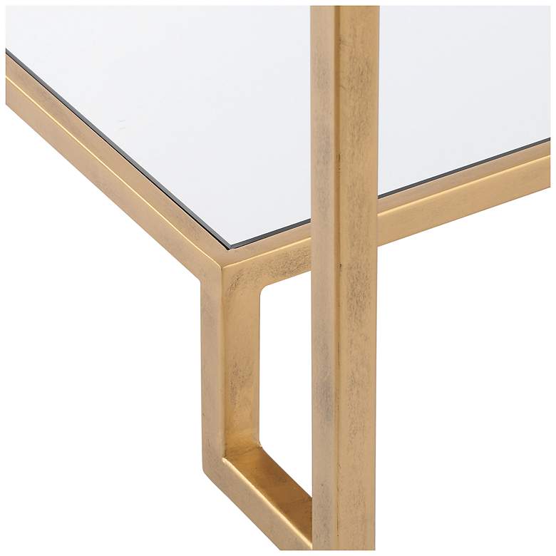 Image 6 20" Wide x 23" High Gold End Table more views
